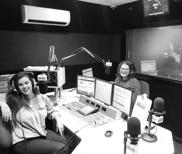 Becci & Amy in the studio for the very first time!