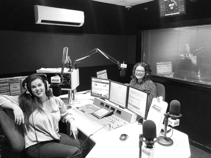 Becci & Amy in the studio for the very first time!